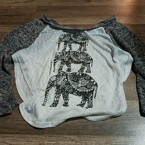 Elephant Crop Shirt